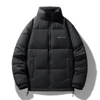 羽绒服男冬季新款潮牌立领加厚保暖外套白鸭绒青年休闲面包服男士