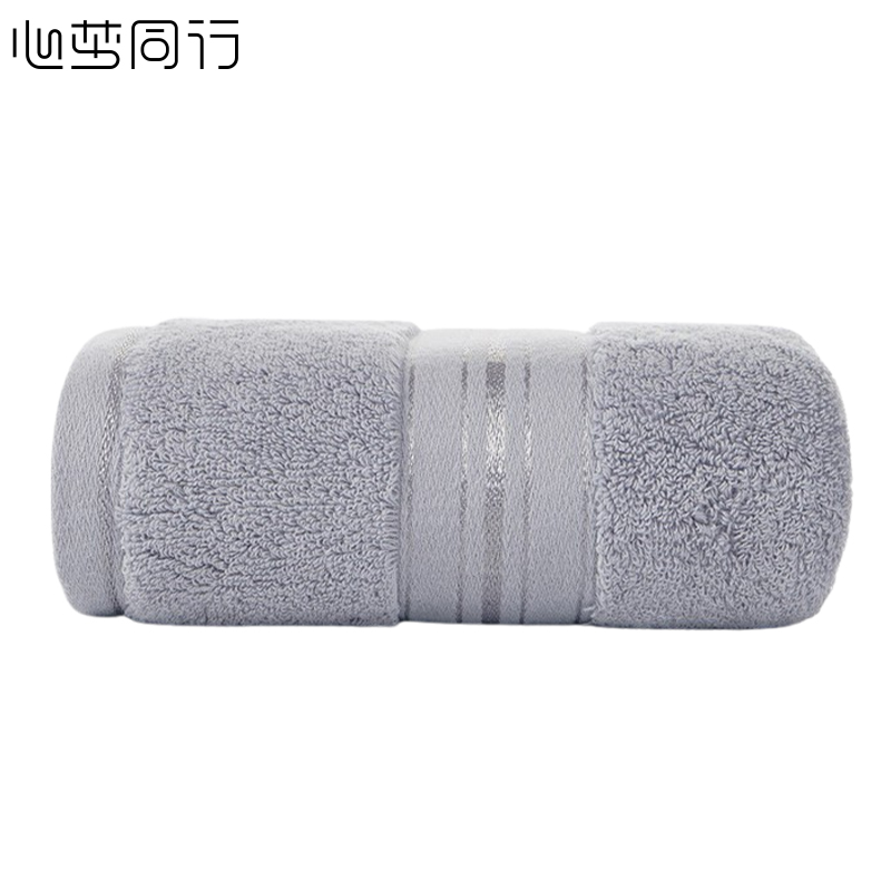 心梦同行加厚全棉毛巾家用吸水洗脸面巾男 130克/34*75cm±2cm/2152/条