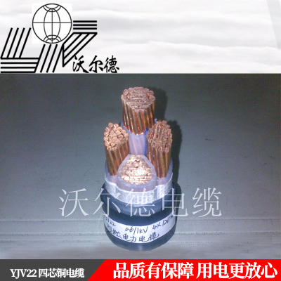 沃尔德电缆 电力电缆 YJV22 0.6/1KV 5*16