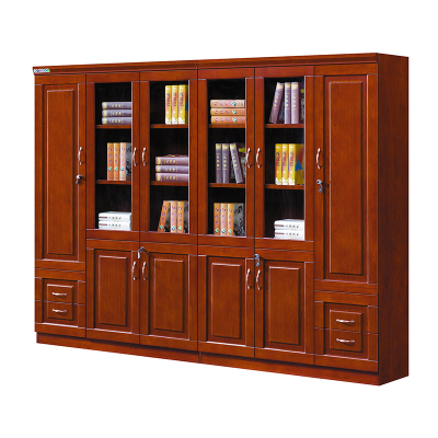 臻远 ZY051435 木质文件柜展示柜油漆贴木皮资料柜书柜 组合柜