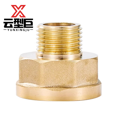 云型巨 铜内外丝直接 铜件黄铜管件 DN20内丝转DN15外丝 单位:个