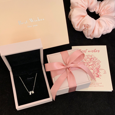 纯银锆石转运珠项链女款2025新款精致生日礼物女生小众高级感送女朋友老婆情人节七夕生日礼物