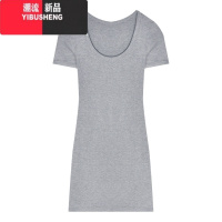 YIBUSHENG紧身辣妹短袖连衣裙女季2024新款纯欲性感短裙粉色收腰包臀裙子