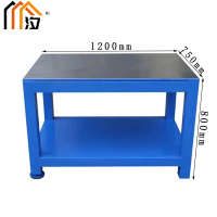 汐 重型钳工操作台 工具桌蓝色张
