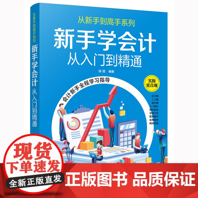 从新手到高手系列--新手学会计——从入门到精通 陈晟 化学工业出版社 正版书籍