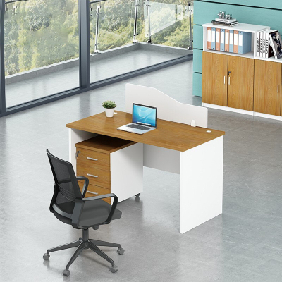 绵冠MIANGUAN屏风办公桌椅组合职员工位现代简约隔断卡座财务桌电脑桌