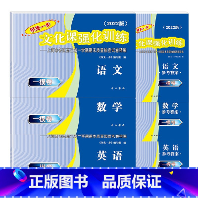 高考一模卷 语数英(试卷+答案)共6册 高中通用 [正版]2022年版上海高考一模卷语文数学英语物理化学历史政治生命科学