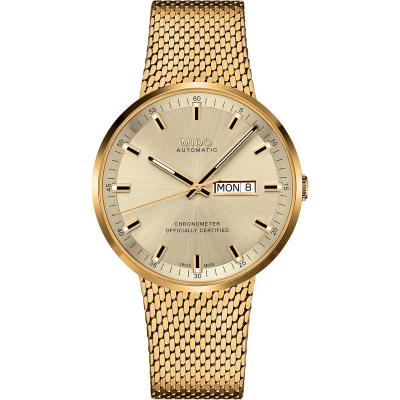 Mido男士自动手表毫米黄色表盘不锈钢豪华腕表时尚典雅