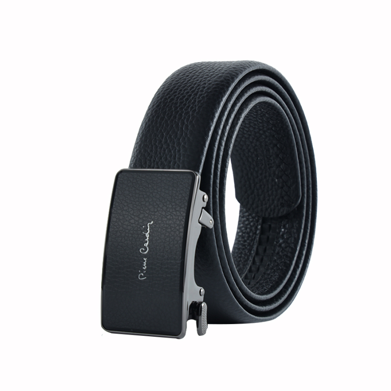 皮尔卡丹 黑色男式自动扣皮带J2N826Z-1081102A3