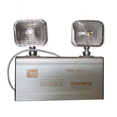 领航电器(LHDQ) LH3408 双头应急灯 8W 冷光 220V IP30 (计价单位:盏) 银色