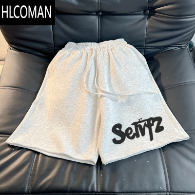 HLCOMAN夏季五分裤宽松男女中性风少年感短裤运动休闲百搭阔腿ins潮