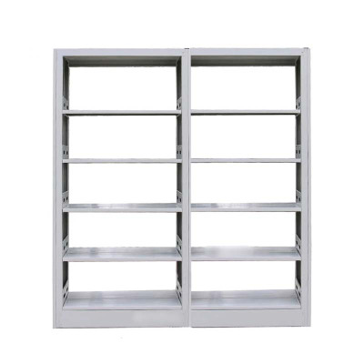 DXBG钢制书架置物架图书馆单面六层书架书店阅览室学校档案架资料架一主架+ 一副架