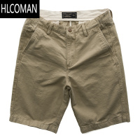 HLCOMAN夏季户外透气工装四分短裤中裤宽松直筒五分裤透气三分沙滩裤