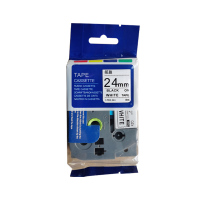 揽盈 LYD2-241 24mm*8m标签机色带(计价单位:盒) 白底黑字