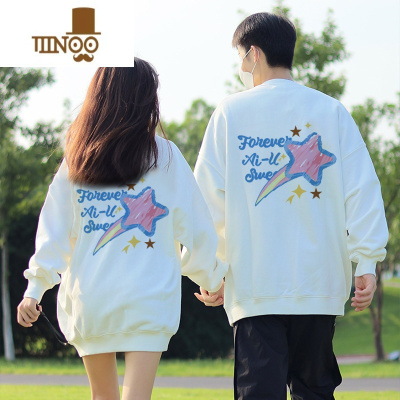 YANXU不一样情侣装衣服2023新款潮牌感美式oversize卫衣外套