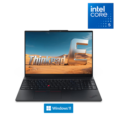 ThinkPad E16 1GCD 2025 经典商务本 超能版 16英寸笔记本电脑 英特尔酷睿 5 220H 16G内存 1T固态 2.5K超清 120HZ高刷新率