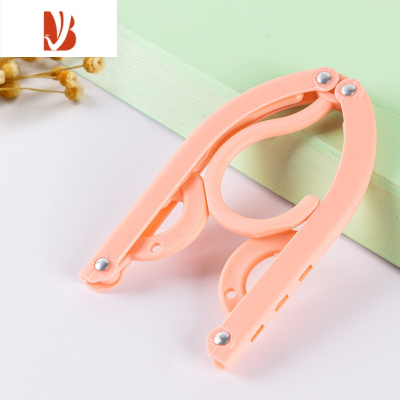 三维工匠旅行可折叠晾衣架便携式旅游家用挂衣出差可收纳户外塑料旅游衣撑