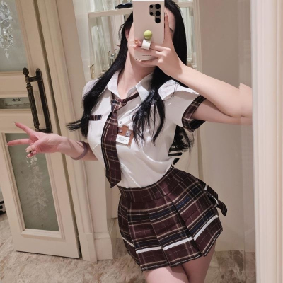 长夜漫漫情趣内衣性感cos制服诱惑jk短裙激情女纯洁学生装女2205