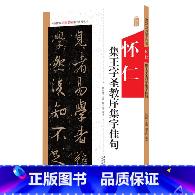 [正版]怀仁集王字圣教序集字佳句 中国历代名碑名帖集字系列丛书 陆有珠 行书毛笔字帖书法临摹王羲之碑帖简体旁注 安徽美术