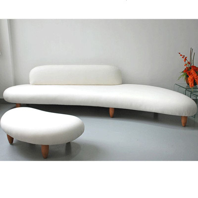 创意沙发组合简约现代休闲个性弧形时尚布艺沙发鹅卵石沙发可定制