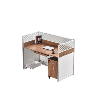 迅迈 单人位含柜1200*600*750mm办公家具职员办公桌简约现代屏风隔断工位