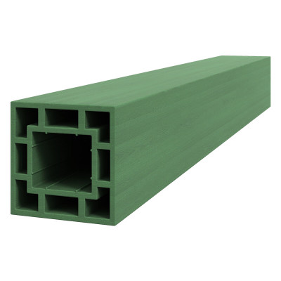 君绘 复合型加厚枕木15*15*350cm仓储垫木回字形抗压枕木垫块军绿色