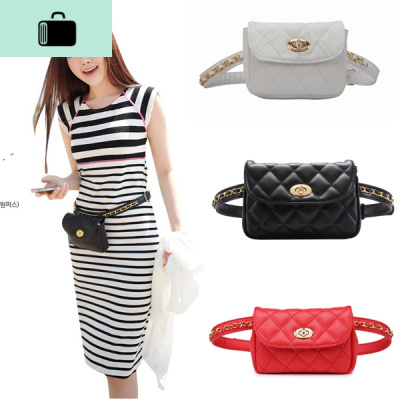 新款珠宝导购员腰包 韩版潮流女式两用单肩带时尚迷你腰包NEW LAKE男士腰包