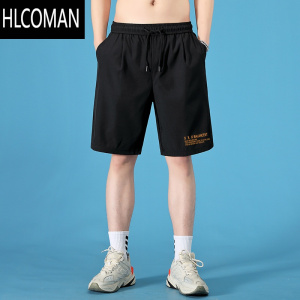 HLCOMAN速干冰丝男士短裤薄款2025新款运动篮球室外跑步五分休闲裤子