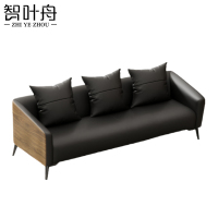 智叶舟会议沙发三人位172*70*69cm张