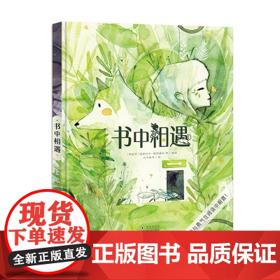 [北斗]书中相遇精装绘本新书 3-6岁儿童心灵成长艺术绘本 专注力观察力逻辑思维力培养绘本 益智迷宫游戏书籍
