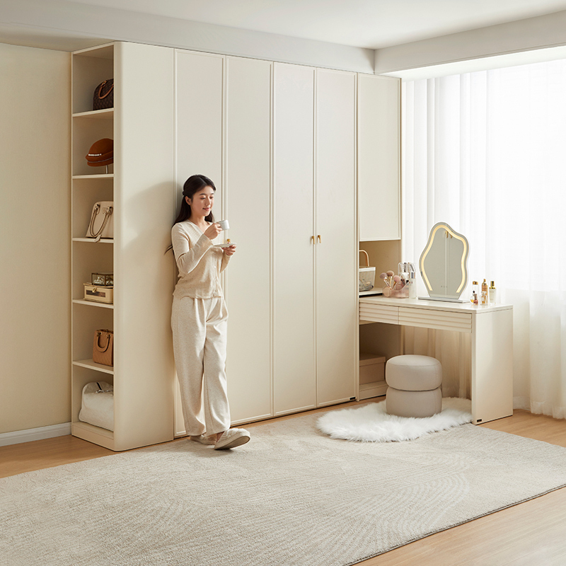 全友家私组装衣柜0级整体衣橱两门三门组合衣柜搭台贵边柜
