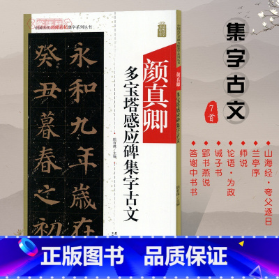 [正版]颜真卿多宝塔感应碑集字古文中国历代名碑名帖集字系列丛书陆有珠楷书毛笔字帖临摹碑帖米字格兰亭序安徽美术出版社