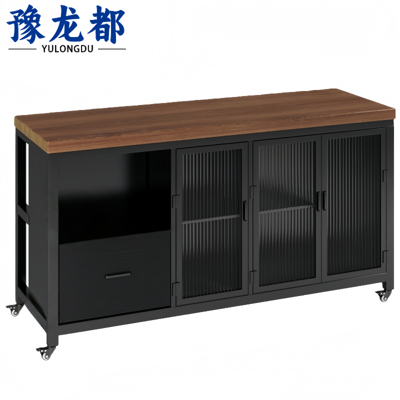 豫龙都 餐边柜 三门 个