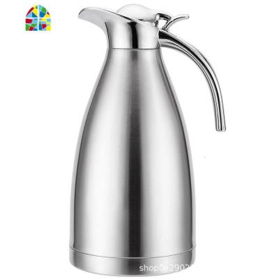 封后304不锈钢真空水壶家用保温壶大容量2升暖水壶冷水壶欧式热水瓶 FEN 3042.0L钢本色(合金手柄)其他颜凉水壶