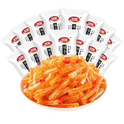 卫龙辣条小面筋散装50小包香辣网红小吃休闲零食品素肉聚餐