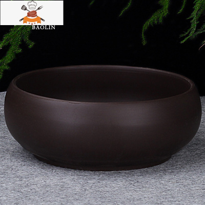 茶洗大号特大笔洗水盂水洗茶碗陶瓷功夫茶具配件茶道零配家用茶盘 茶洗中号-原矿紫砂 敬平