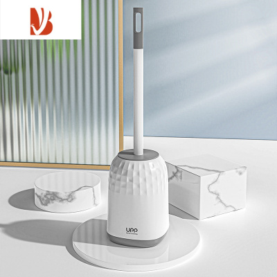 三维工匠无死角马桶刷家用洗厕所的刷子壁挂式卫生间蹲便套装座底清洁器