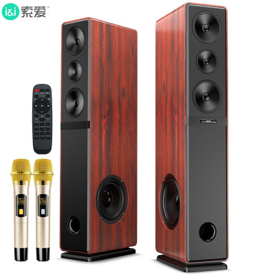 索爱(soaiy) SA-K18 内置功放一体音响家庭影KTV音箱音响套装卡拉ok会议客厅电视家用K歌音响 KTV音响（内置功放+8喇叭）