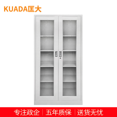 匡大 文件柜铁皮柜办公文件资料储存柜钢制 通玻文件柜 KDT376