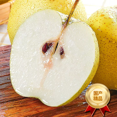 [熊猫鸟]河北精品雪花梨 新鲜水果 松脆多汁 净重4.7斤 单果300g以上