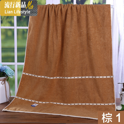 棉加大加厚情侣浴巾男女通用棉家用成人洗澡吸水柔软裹巾 三维工匠