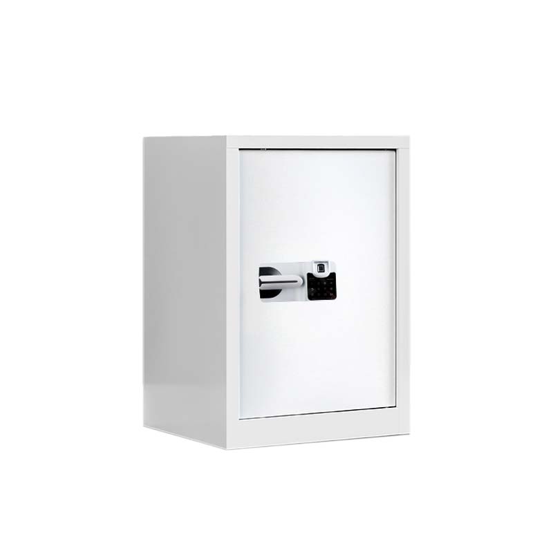鑫升顺保密柜财务档案柜文件柜办公室资料储物柜保险柜电子密码国保锁单门白色-国保指纹锁