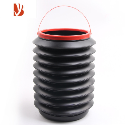 三维工匠折叠垃圾桶车载车内汽车专用户外可伸缩收纳前排后排厨房带盖创意