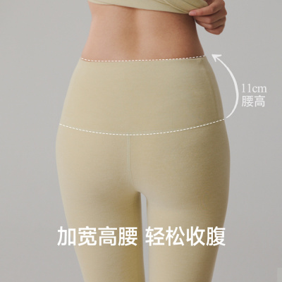 高腰腈纶秋裤女加厚磨毛发热保暖裤修身抗静电美肤打底裤