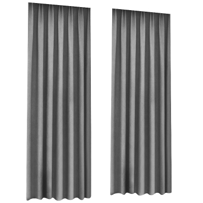 比韩简约现代窗帘流星麻布帘卧室遮阳布遮光隔热防晒客厅遮光窗帘多色可选