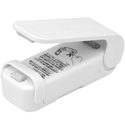 家柏饰(CORATED)封口机 便携迷你零食塑料袋密封机塑封机 家用手压热封机 白色