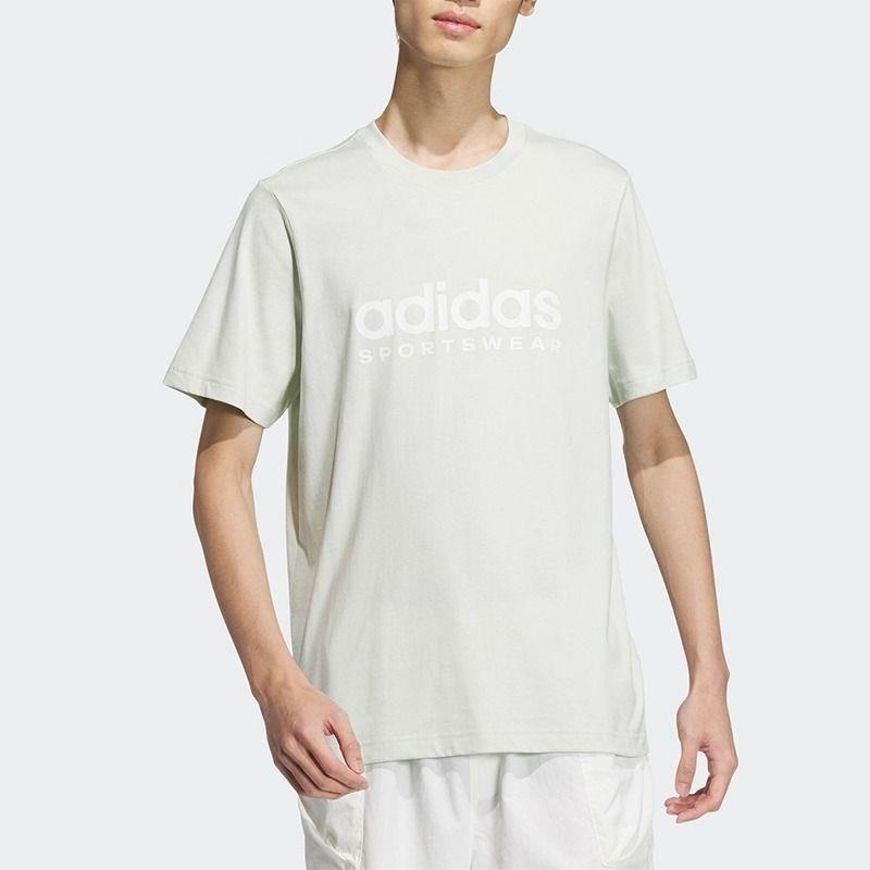 ADIDAS阿迪达斯短袖T恤运动休闲针织圆领男女上衣JI9072 D