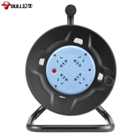 公牛过热保护电缆卷盘插座 4位无线卷线盘空盘工程专用(需自行接线和插头) GN-8030