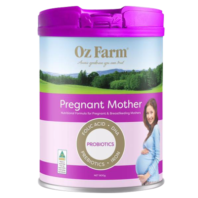 原装进口澳洲 澳美滋(Oz Farm)孕妇哺乳期营养奶粉含叶酸 900g