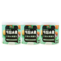 三只松鼠什锦罐头混合水果解馋即食什锦水果罐头200g*3罐